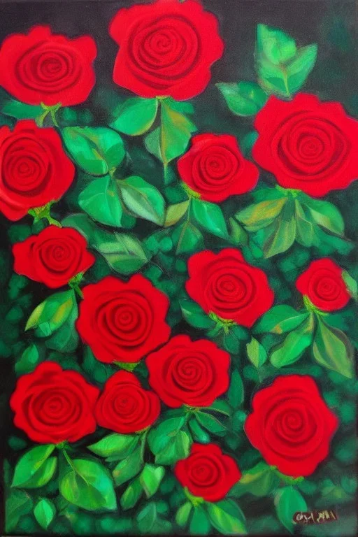 red roses