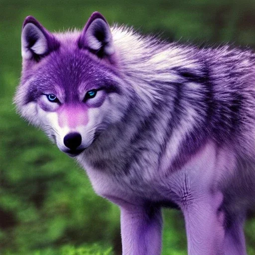 Purple wolf