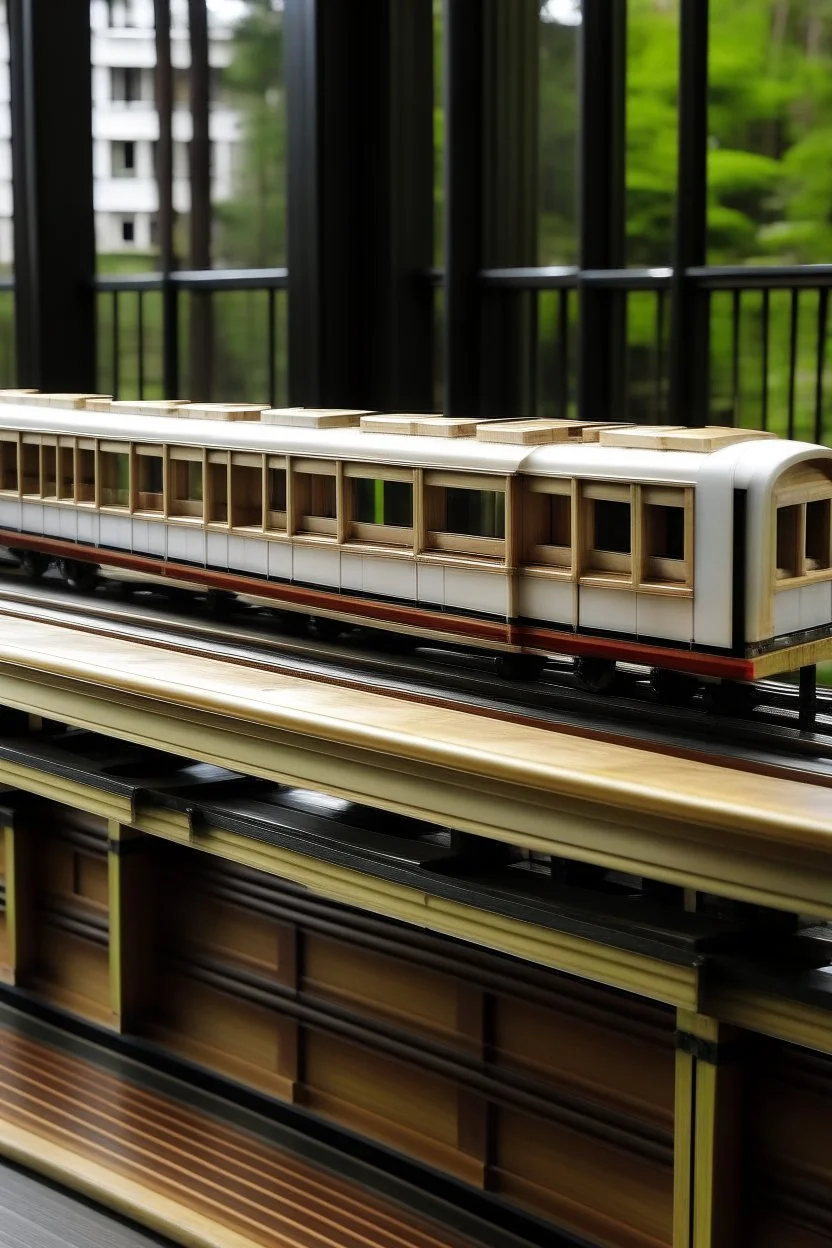 Monorail made from plywood and 2x4 lumber