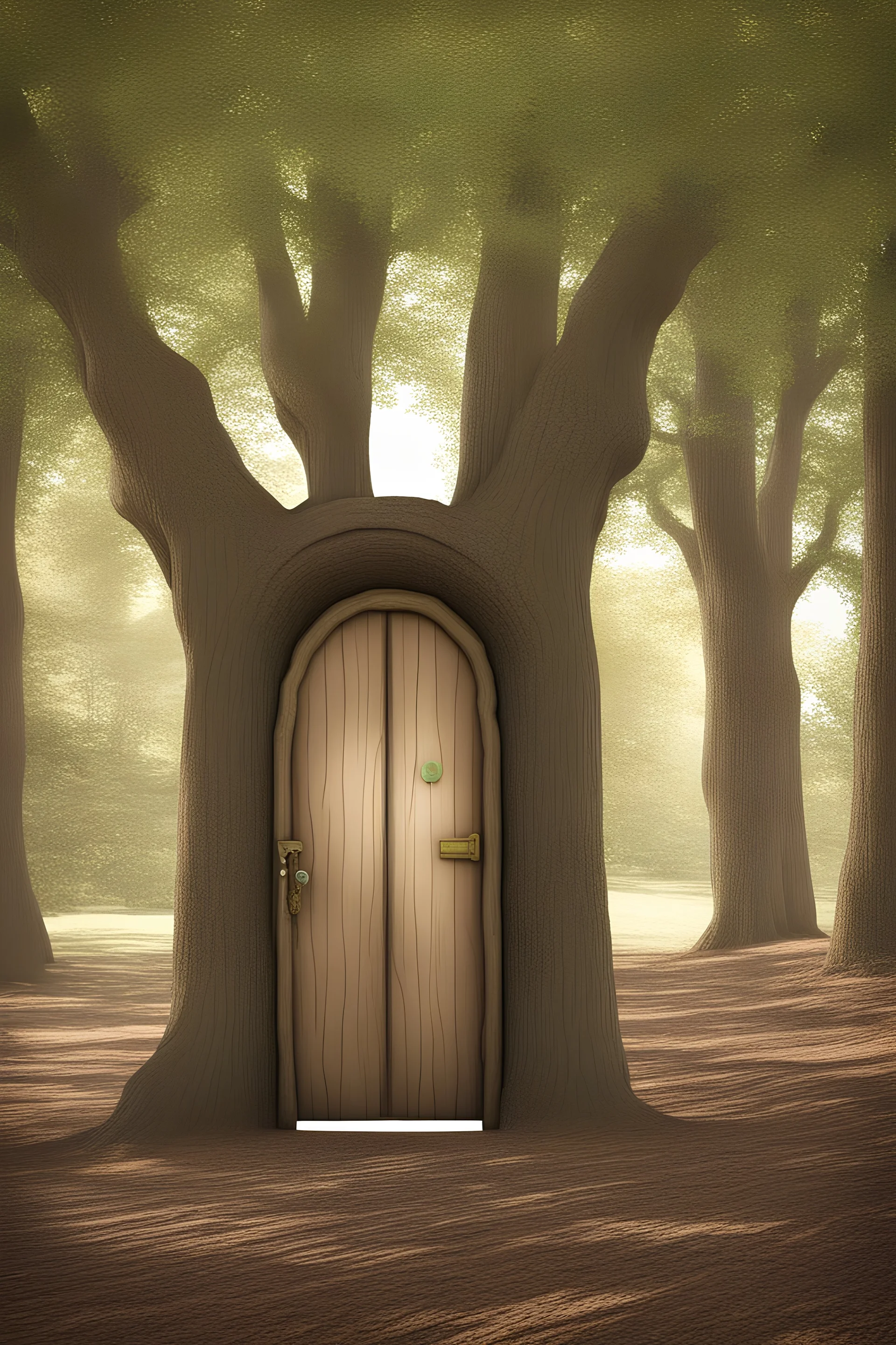 a tree portal door for the 2d