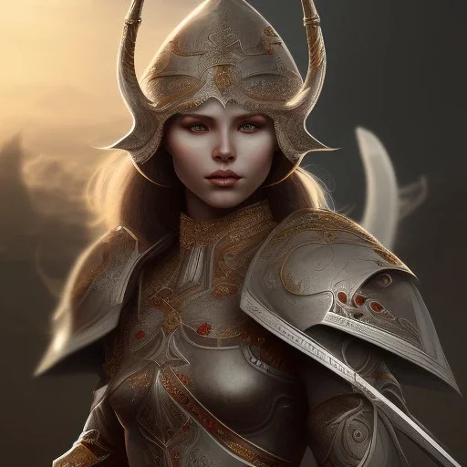 Elf, warrior, white armor, detailed, 8k resolution,