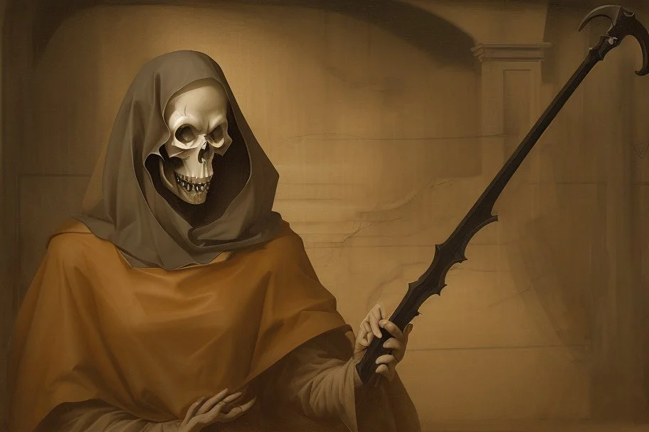 high tech grim reaper by Andrea del sarto