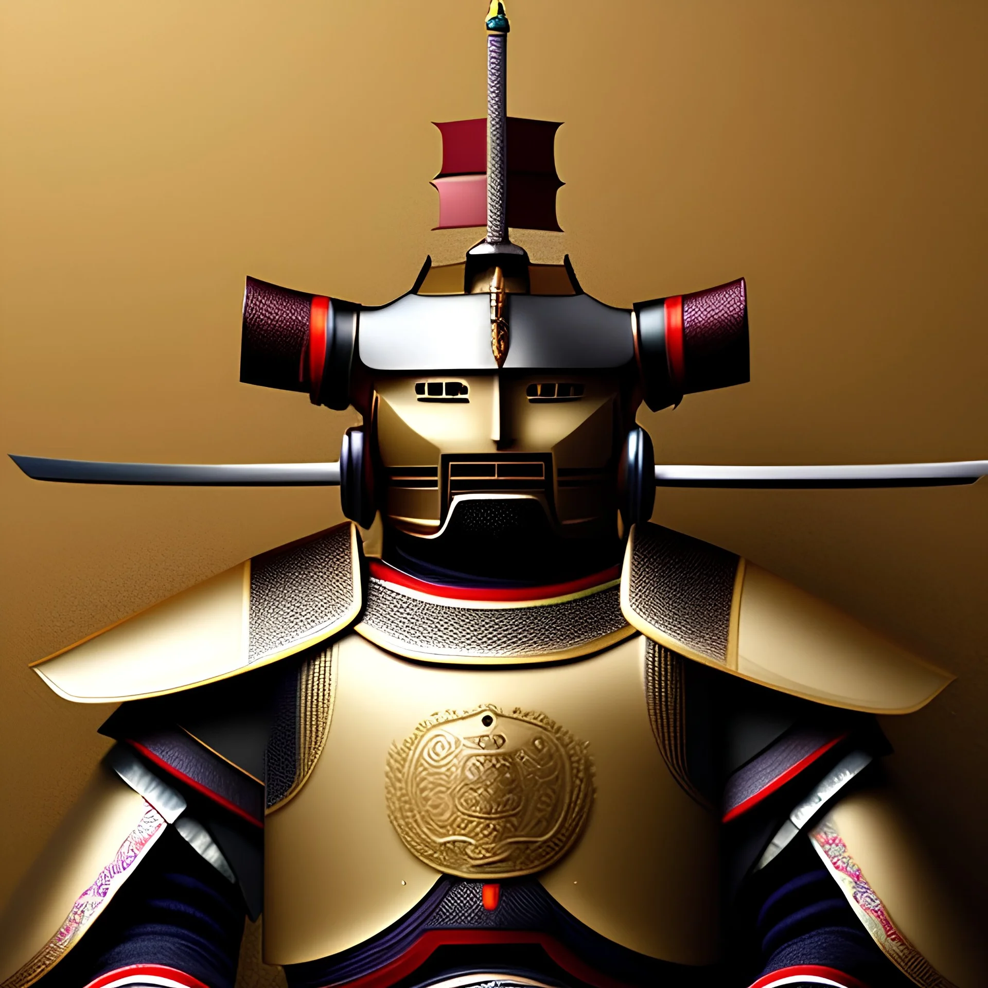 beautiful smooth realistic Japanese samurai robot body, run on dark cosmos background, dog еye, extremely sharp detail, finely tuned detail, ultra high definition, 8 k, unreal engine 5, ultra sharp focus, accurate sword wings,