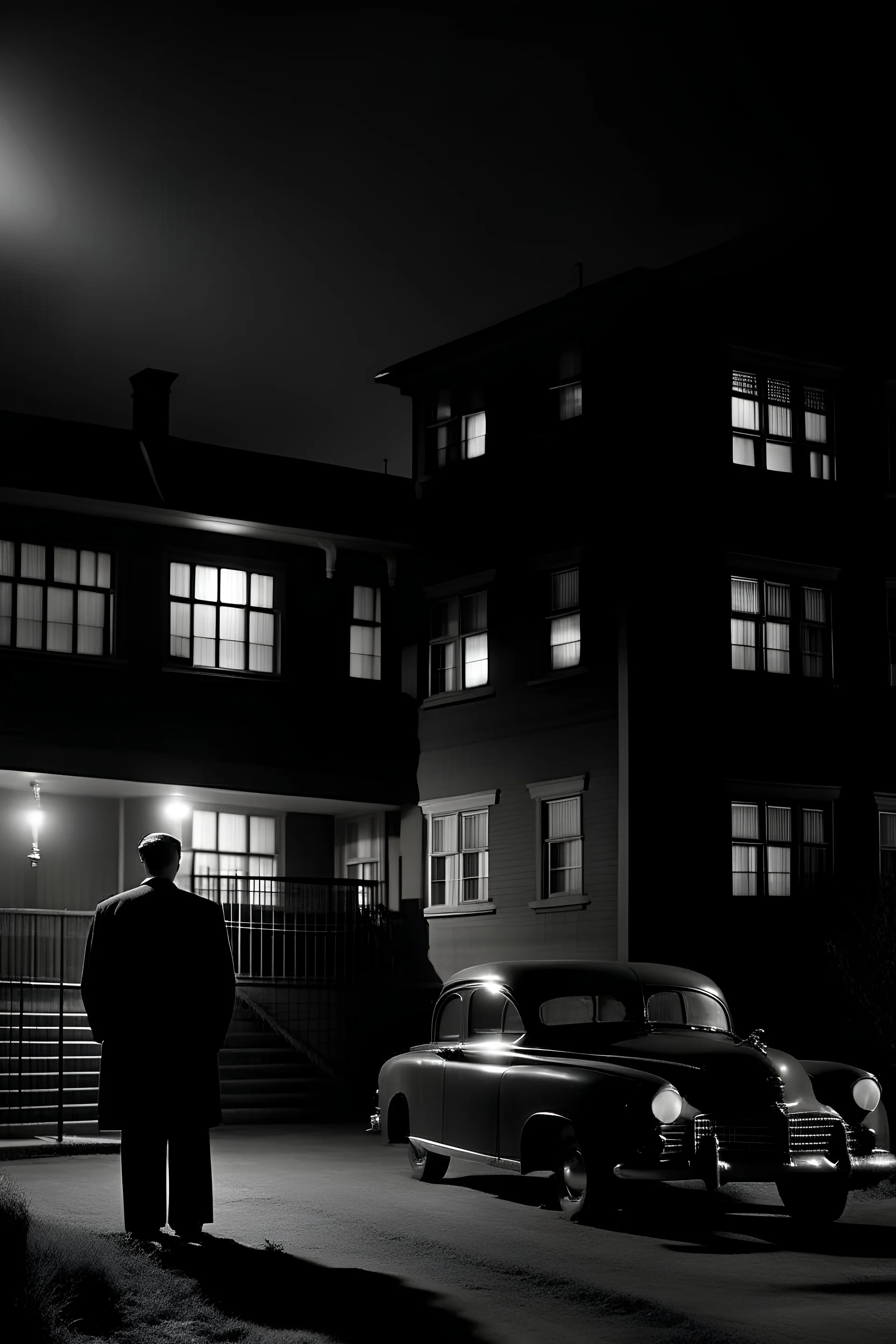 the Bates Motel Alfred Hitcock cinematic dramatic hd hig hlights detailled real wide and depth atmosphere