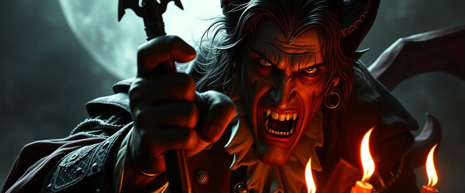 count jarl goli as a vampire
