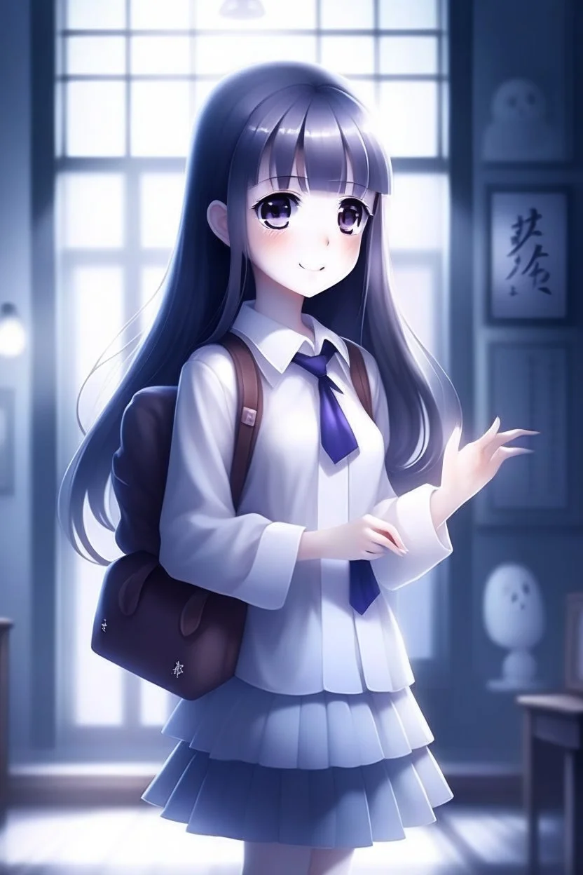 romantic hight school ghost girl