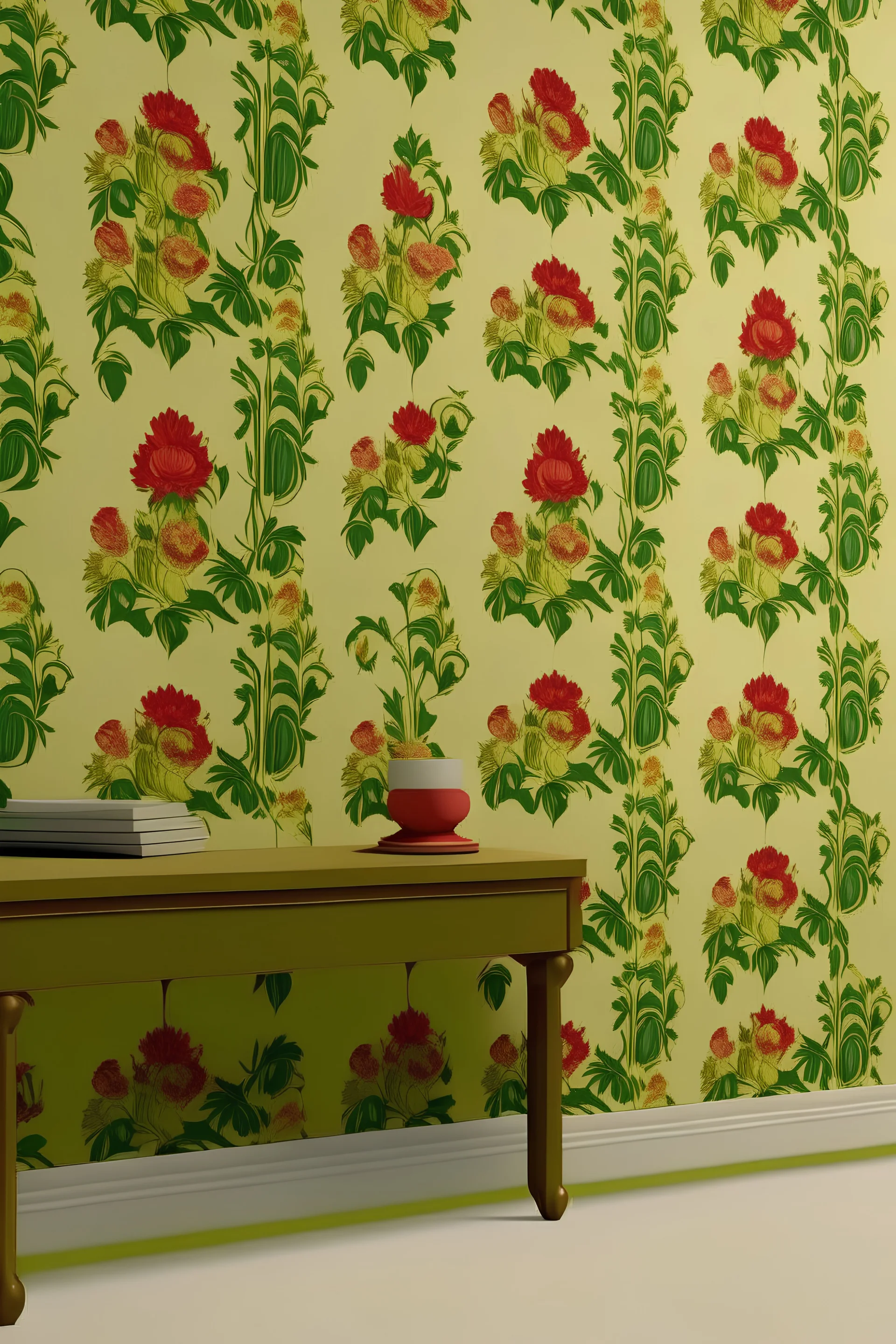 a wall paper for material show