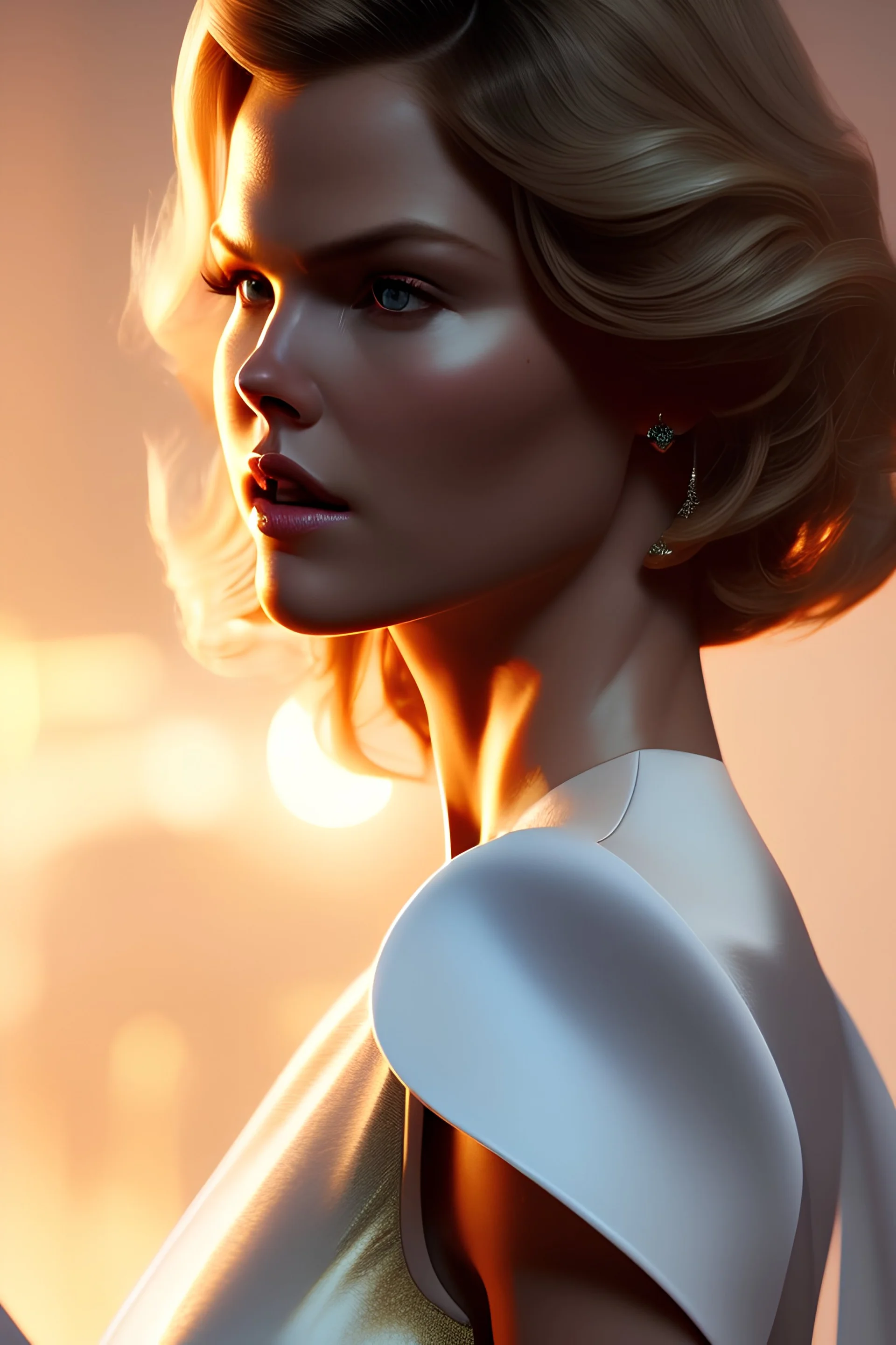 Beautiful hyperrealistic painting of eva herzigova, 8k, atmospheric lighting, Artstation, photography, octane render, by Greg Rutkowski and Artgerm and rosdraws, screen shot of matrix movie, Getty images. AlloCiné, imdb,