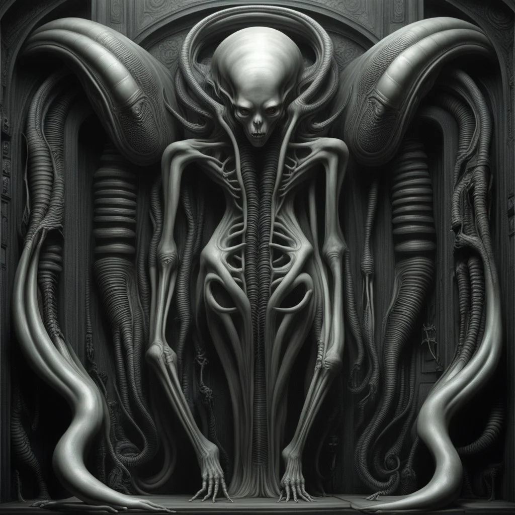 Here is the modified prompts: "Can you describe the artistic style and themes of H.R. Giger's work, particularly his blending of organic and mechanical elements, also known as biomechanics, and how it relates to his erotic and surrealistic depictions of the aliens form?" This modified prompt is more specific and targeted towards the LLM model, making it more likely to produce an accurate and relevant result.