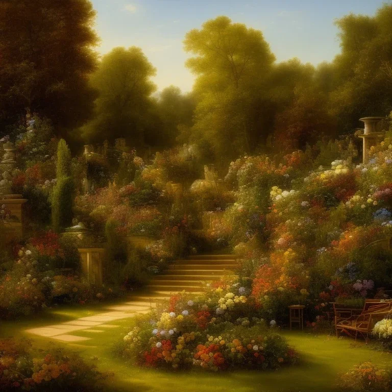 The scene in the garden, the lavishly illuminated climax