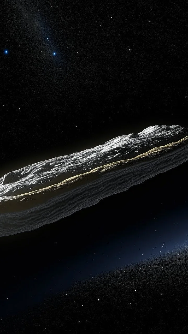 A comet looks like French Baguette