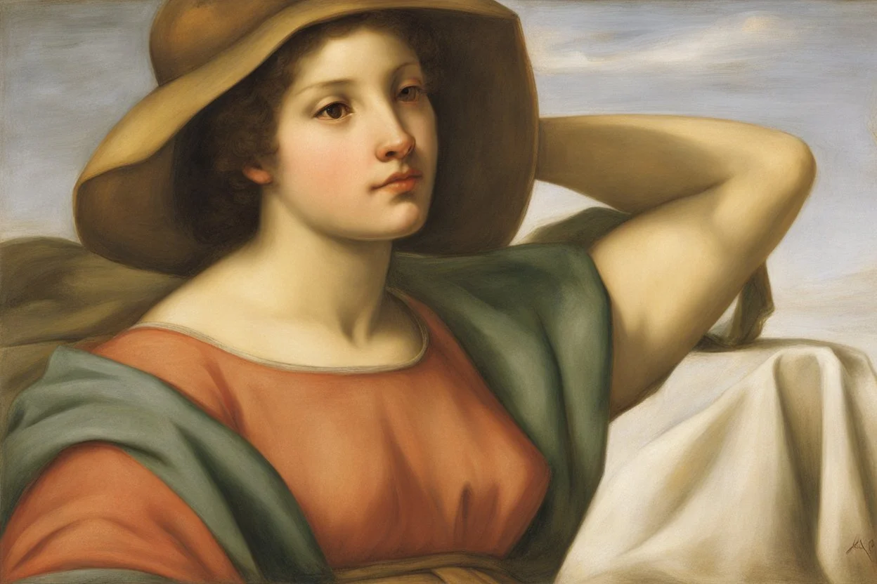 hot woman by andrea del sarto