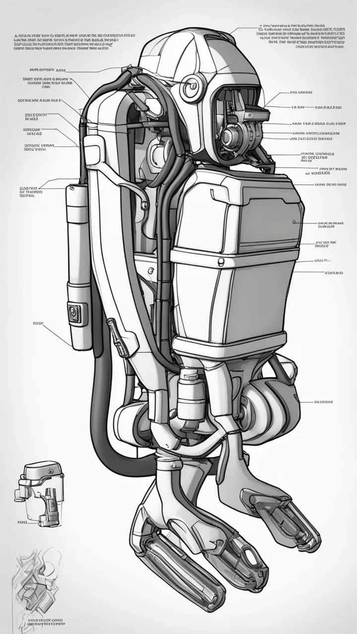 jetpack parts stylized