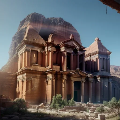 Petra, realistic, hyper detailed, unreal engine 5, octane render