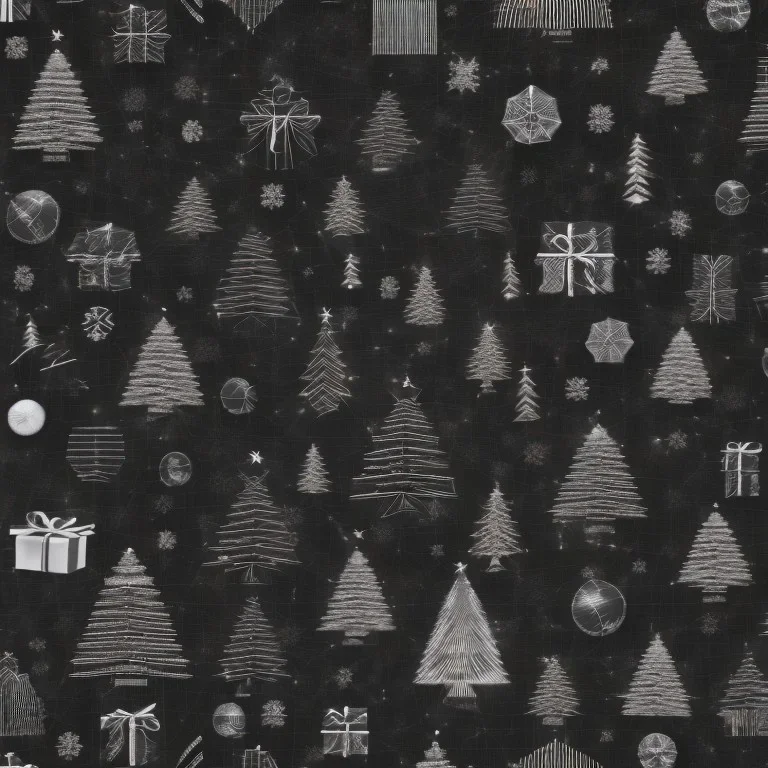 christmas ambience, black and white, african, kente, clothing, african patterns, thread, embroidery, cinema 4d render, high detail