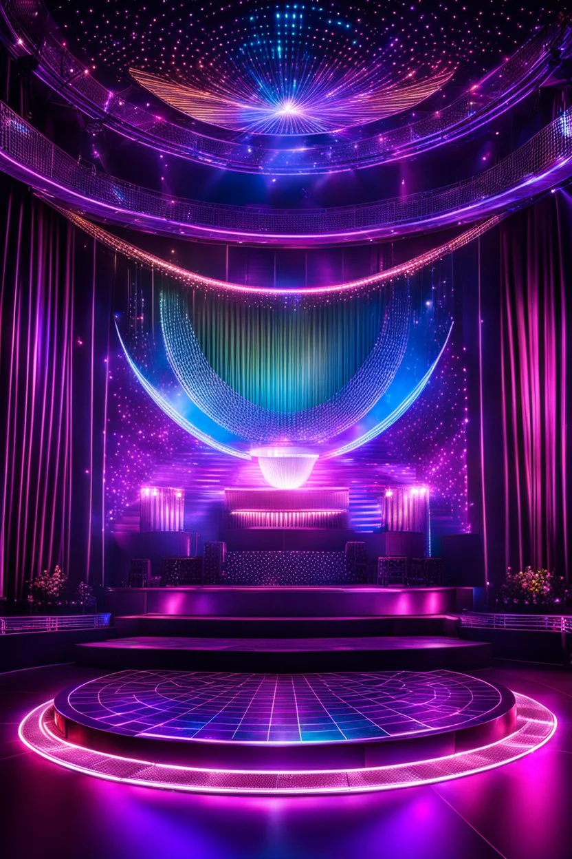 luxury disco stage