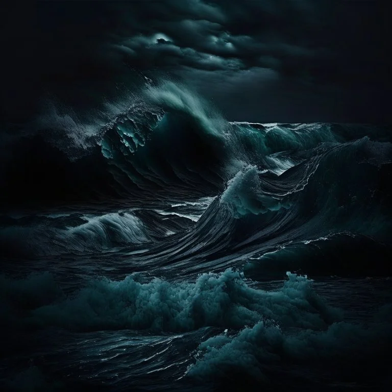 dark ocean waves energy