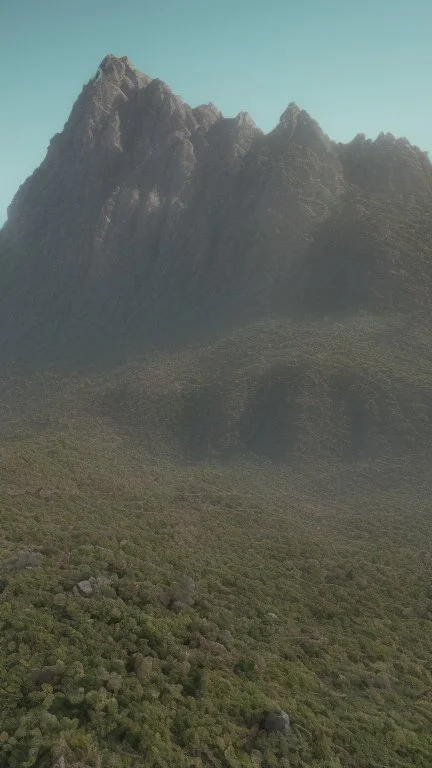 Mountains made of fruits