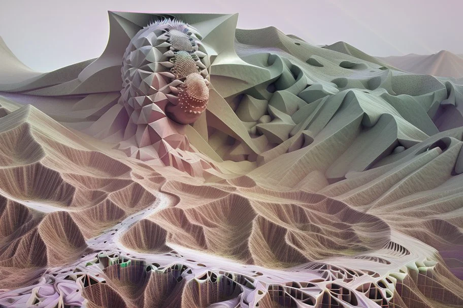 hyperrealistic, dump, hills, smog, with pollution, double exposure photography, colourful nature, clean sharp focus, on white background, Fractal Geometry, sacred geometry, hyper detailed,