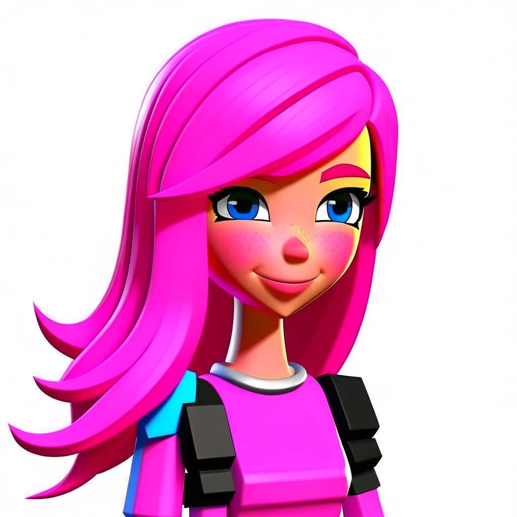 ROBLOX WOMAN PINK HAIR