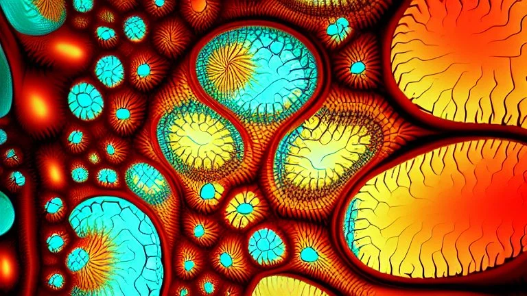 cells, protiens, genes, fractal, microscope