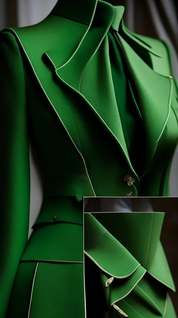 aesthetics of tailoring, beautiful sewing, modern tailoring, green