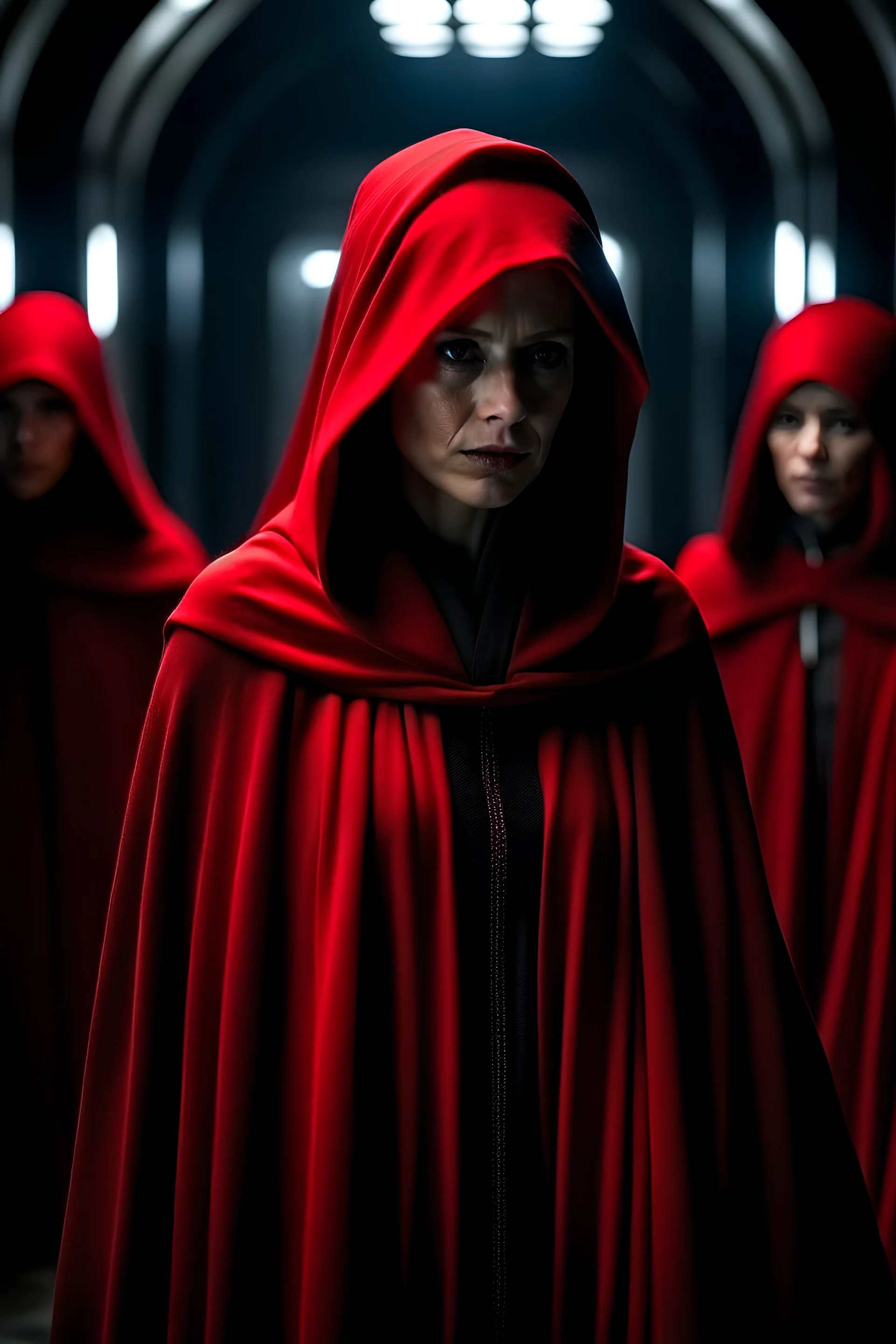 Night Sister in red robes Star Wars