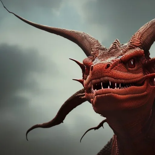 red dragon, dragon portrait, portrair, dragon head, dragon face, big eyes, fangs, dragon with horns, 8k resolution, high-quality, fine-detail, fantasy, incredibly detailed, ultra high resolution, 8k, complex 3d render, cinema 4d