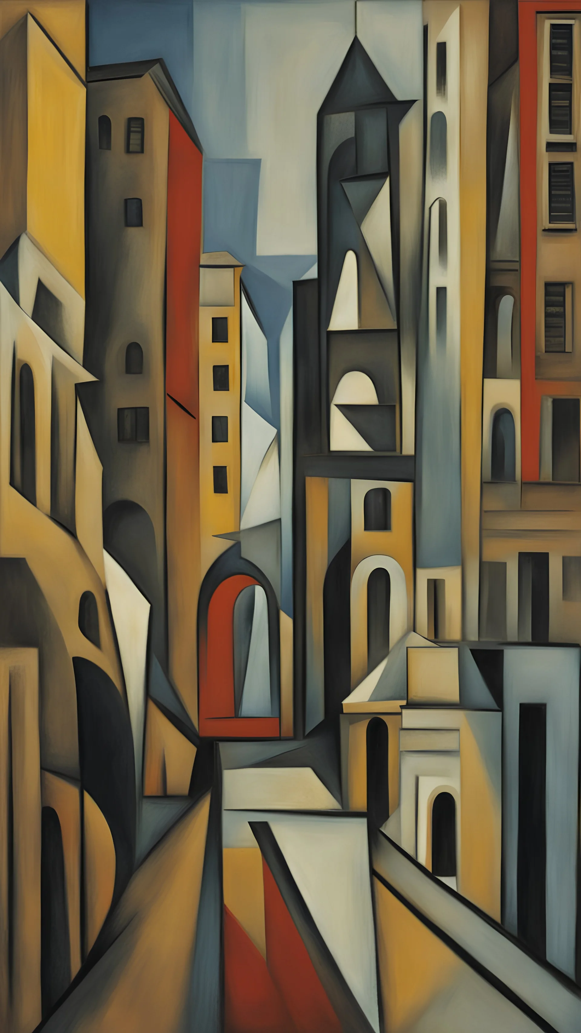 Portrait of a cityscape by Picasso