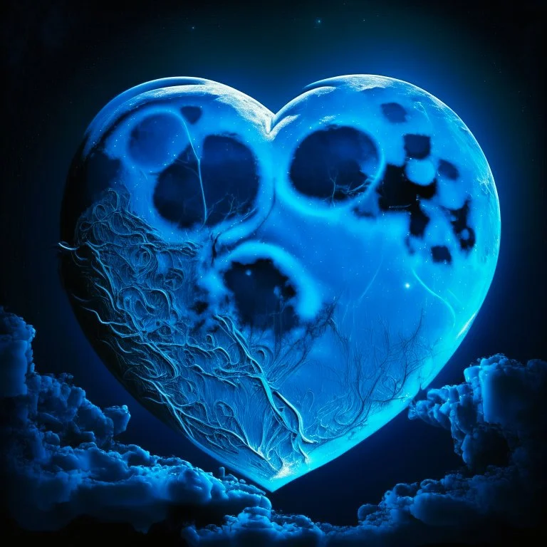 electric heart blue moon