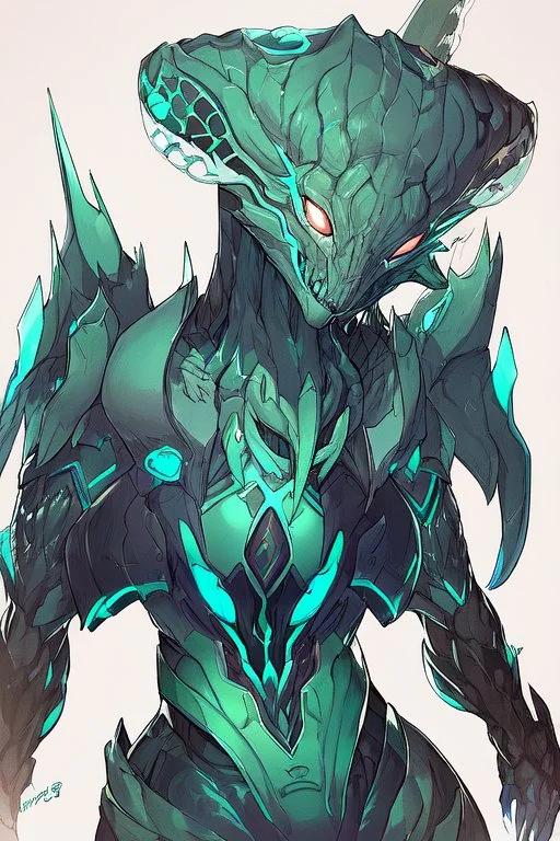 Alien Queen, beautiful face