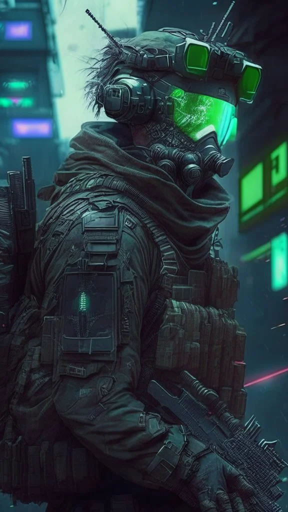 cyberpunk inspired call of duty : modern warfare