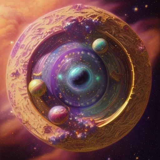 3d cosmos, galaxy Milky Way, jewel, precious stones, shiny, beautiful rich and destroyed planet, detailed yin and yang symbol, shiny, intricate, gorgeous, ultrafine detail, hyperrealism, trending on artstation, sharp focus, intricate details, highly detailed, by greg rutkowski, glowing, glitter, complementary colours