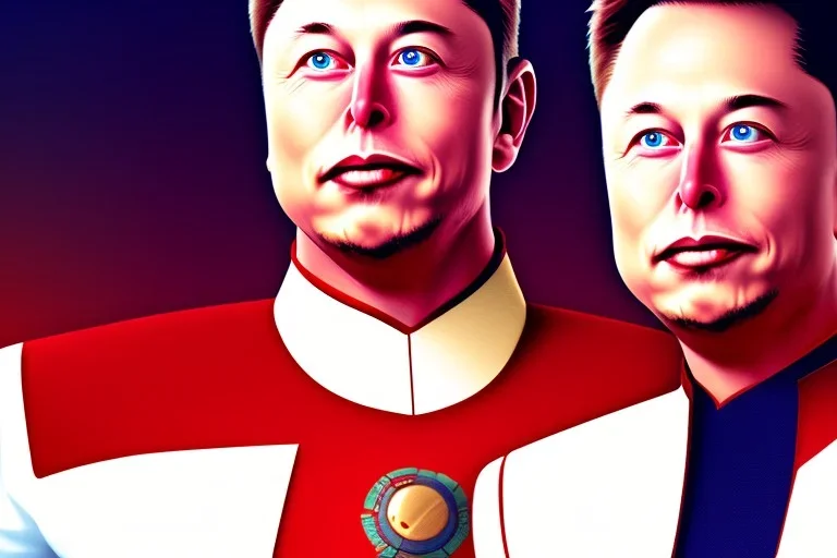 Elon wearing Starfleet uniform