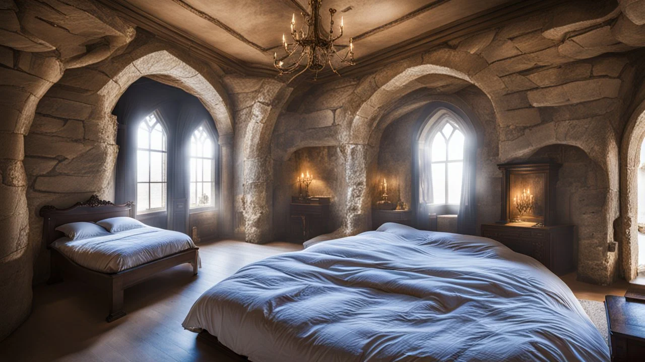 inside the great castle master bedroom