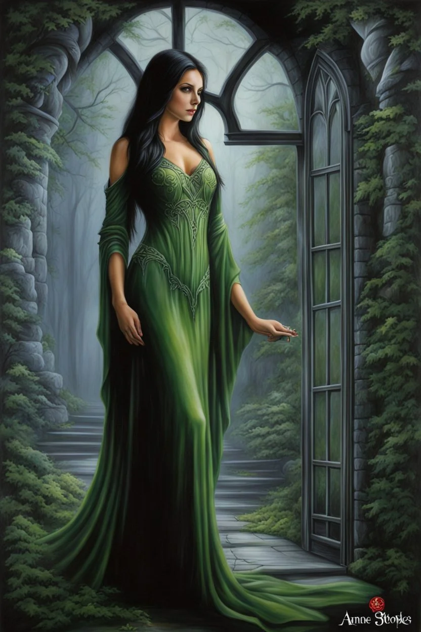 belittled dreams. horror setting. painted by Anne Stokes