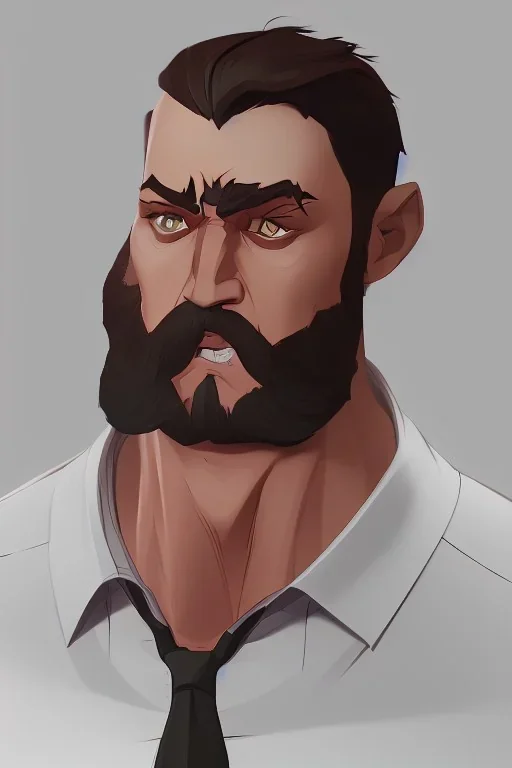 teacher in a classroom, beefy and large, wearing white button up shirt, expressive face, dynamic pose, realistic vivid eyes dynamic lighting, 8k, ultra detailed