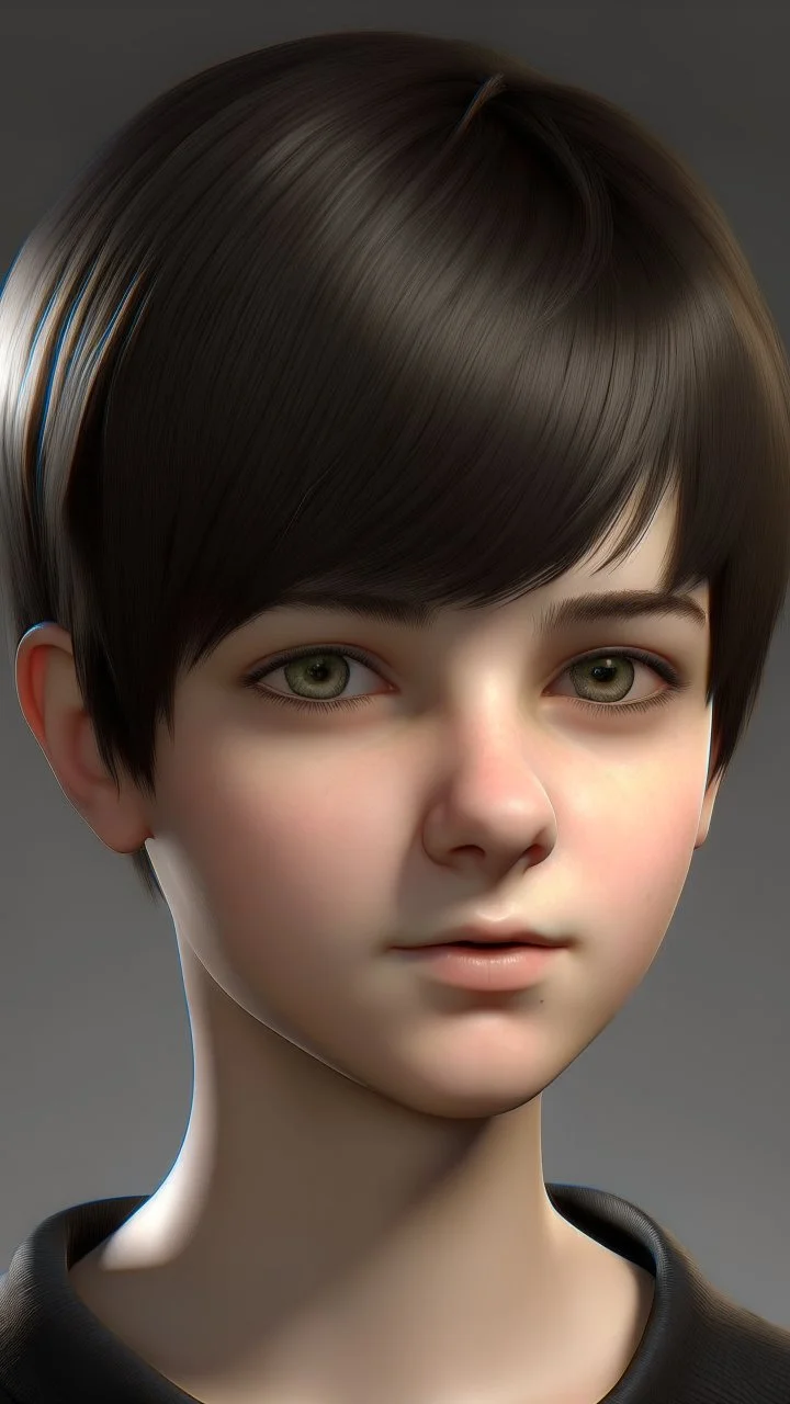 teen very short hair pretty realistic