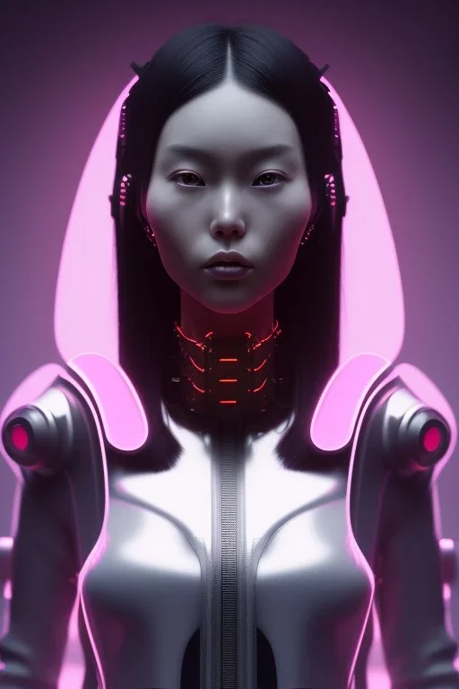 Portrait, Front image, cyberpunk Asian woman with rabbit mask, black pink color, latex dress, highly detailed, concept art, smooth, unreal engine 5, god rays, ray tracing, RTX, lumen lighting, ultra detail, volumetric lighting, 3d, finely drawn, high definition, high resolution.