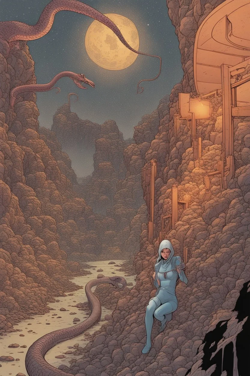 Tongue • Lash #1: The Serpent’s Tooth by Randy Lofficier; Jean-Marc Lofficier;Dave Taylor;Scarlett Smulkowski Dark Horse Here’s a forgotten back issue gem. Dave Taylor does a perfect Moebius impression, and the story is a good read, kind of a cosmic detective tale.