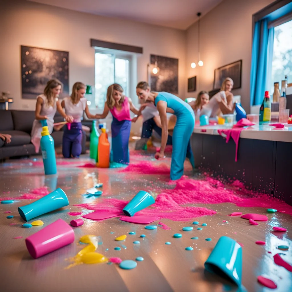 Who will clean up after the party?