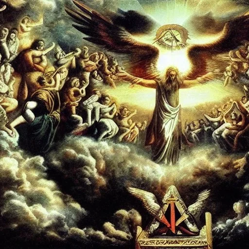 End Times, Jesus, Illuminati, masonic, chaos, apocalypse, angels, demons, God