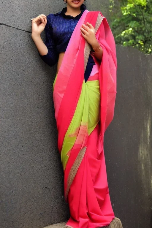 cute girl in saree