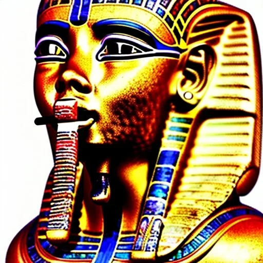 ancient egyptian eating lolipop