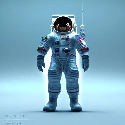 astronaut making berbeku unreal engine 5, octan render