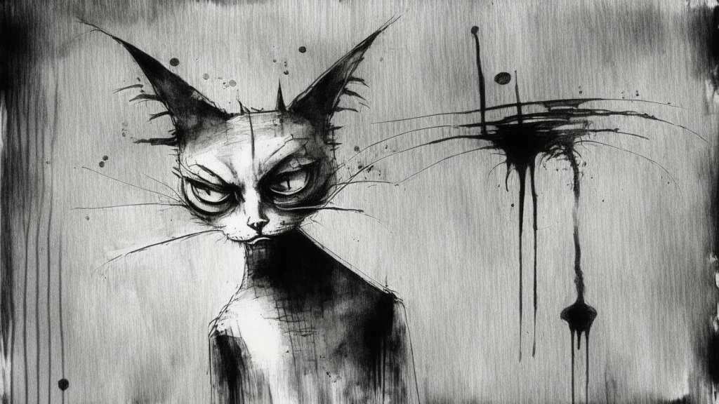 Asynchronous sourpuss; Neo-surrealism; Dada; Ink Wash