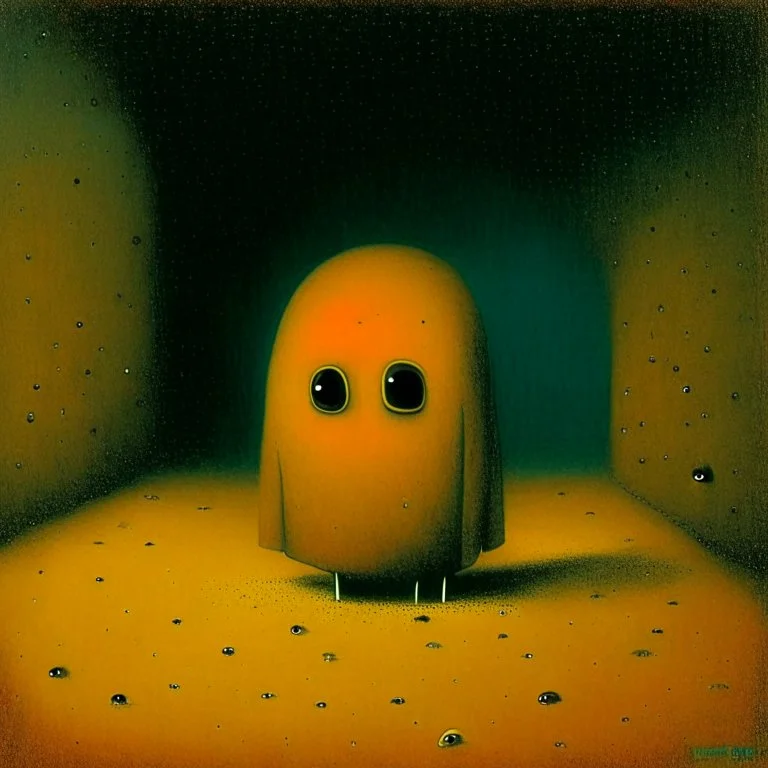 Style by Pawel Kuczynski and Squeak Carnwath and Zdzislaw Beksinski, dramatic '70s nightmare ultra sinister underground cartoon, shy anthropomorphic weirdling peanuts,