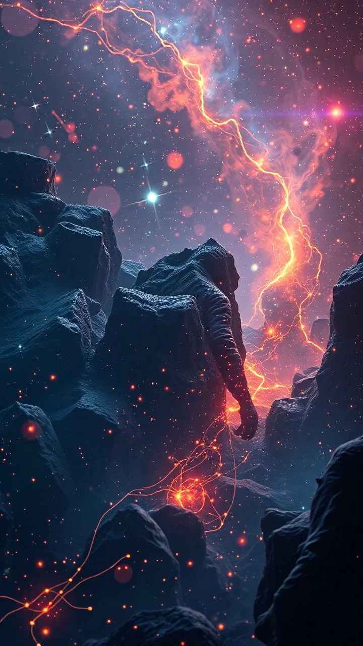 An incredible universal ambient jazz music fusion with scientifically details , 8k , high quality , cinematic , out of this world, pro photography