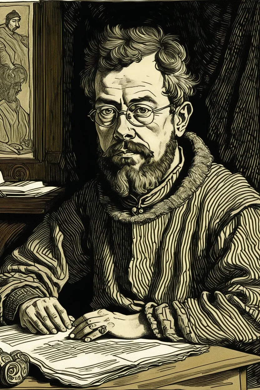 Mikolaj Rey Portrait of a writer mikołaj rej | Gallery