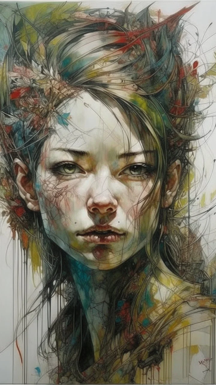 oil painting (medium), (carne griffiths:1.3), (yuko shimizu:1.2) You have a lot of very good works.